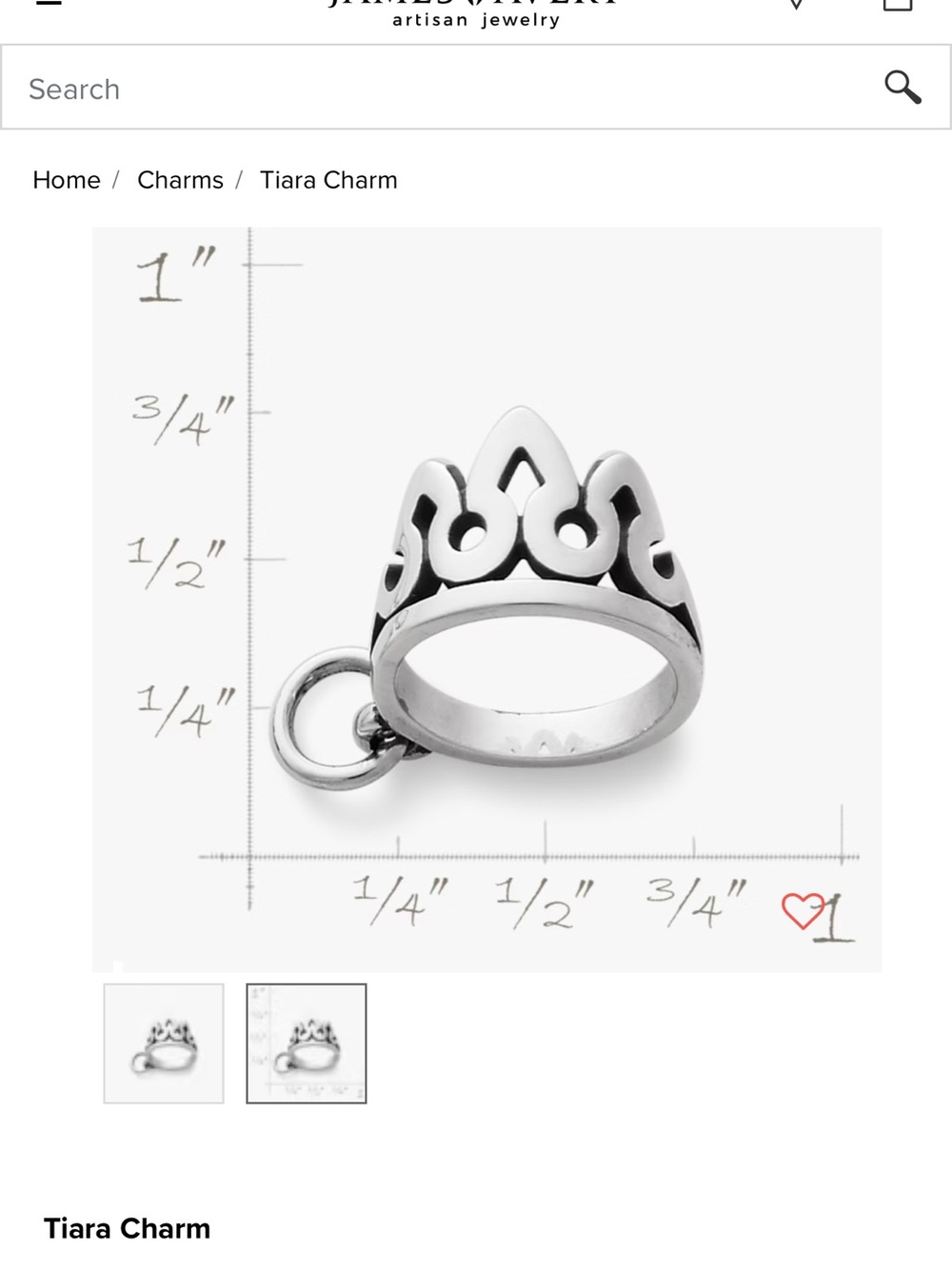 Tiara Charm